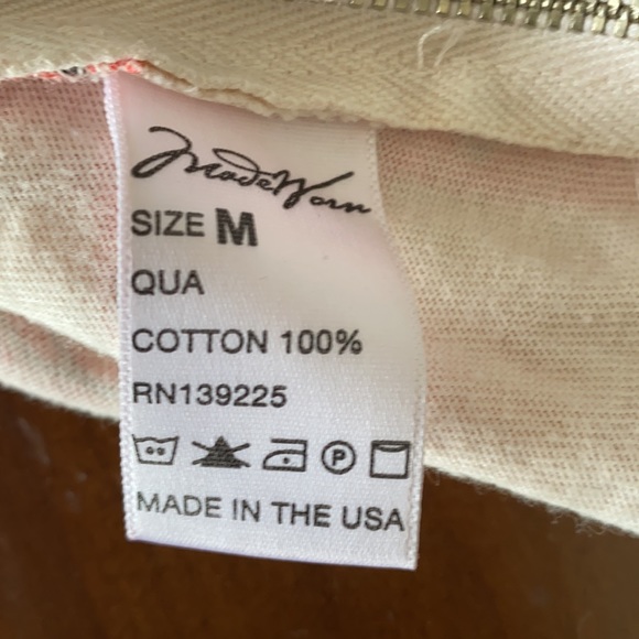 MadeWorn Rolling Stones Checkered tongue repeat  zip Tee Tank - Picture 6 of 8